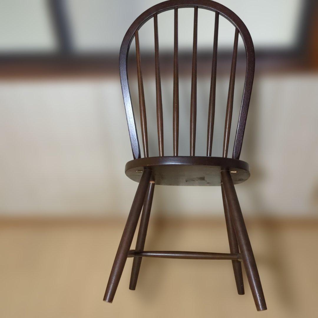 飛騨産業キツツキマークアンティークウィンザーチェア