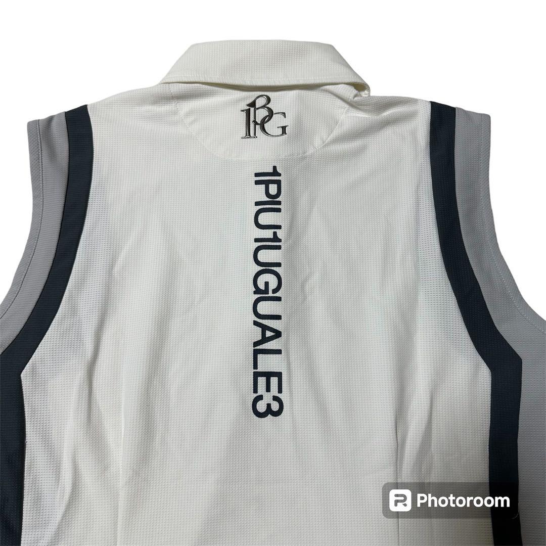 【1PIU1UGUALE3】襟付き ノースリーブ シャツ 新品未使用 タグ付 M