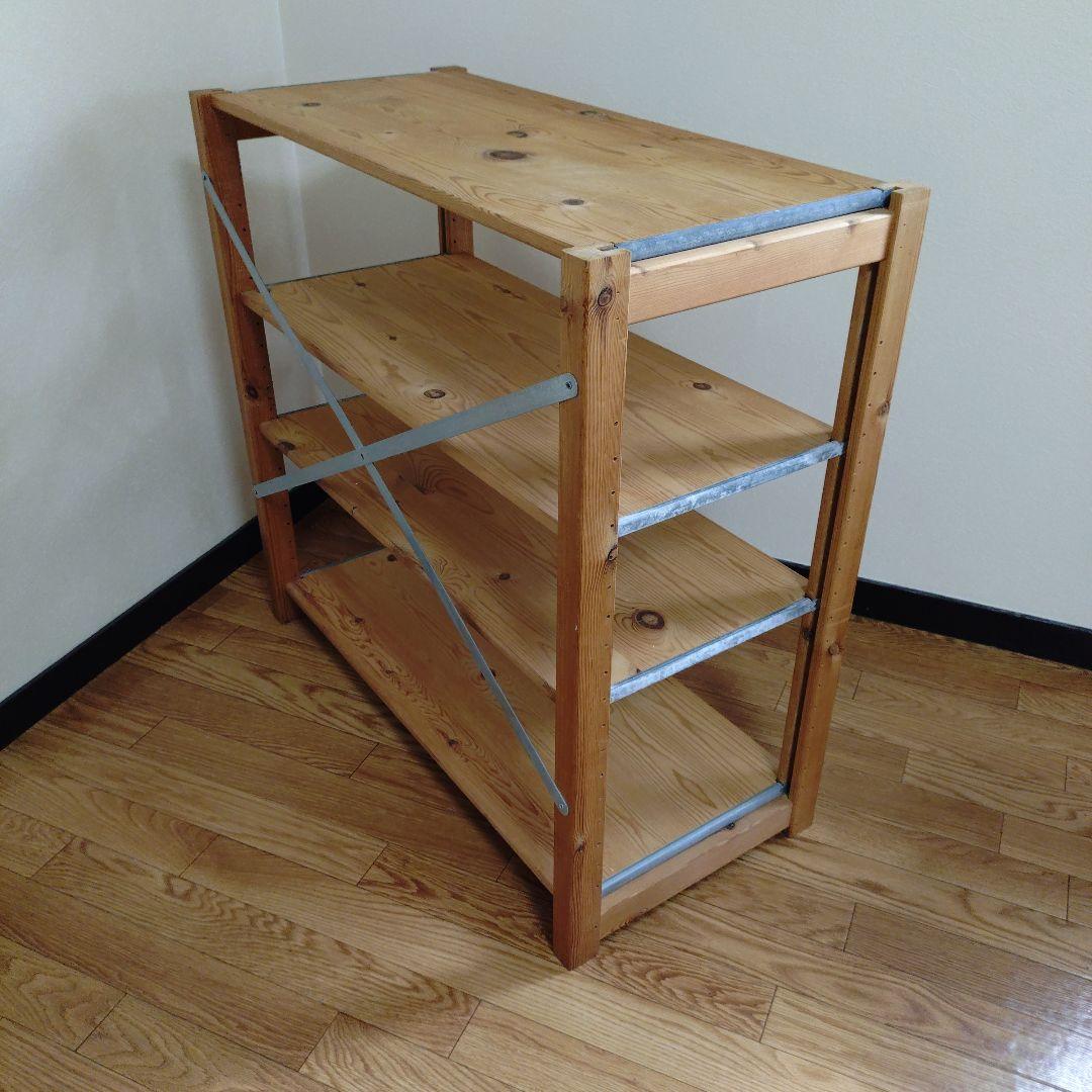 【ご予約品】廃盤希少 無印良品 パイン材ユニット棚・旧タイプ