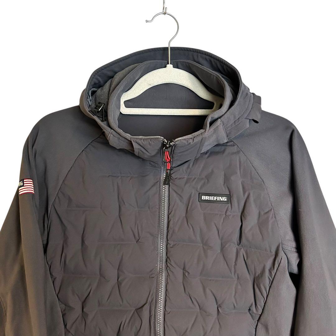 BRIEFING GOLF HYBRID DOWN SETUP チャコールグレー