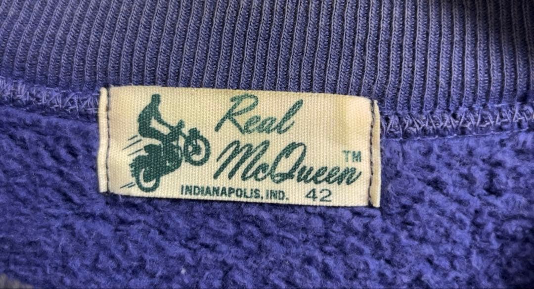 旧【REAL McCOYS】REAL McQUEEN 大脱走 スウェット