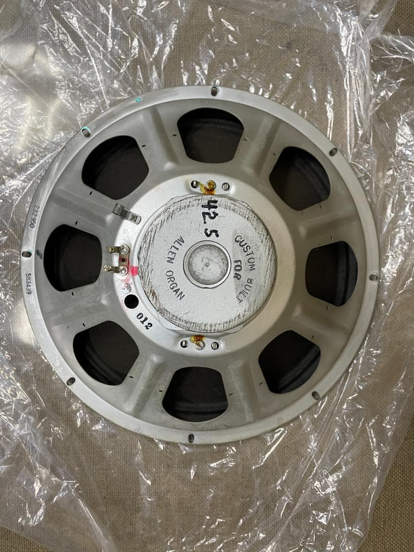 希少 Allen Organ アレンオルガン スピーカーユニット 12インチ