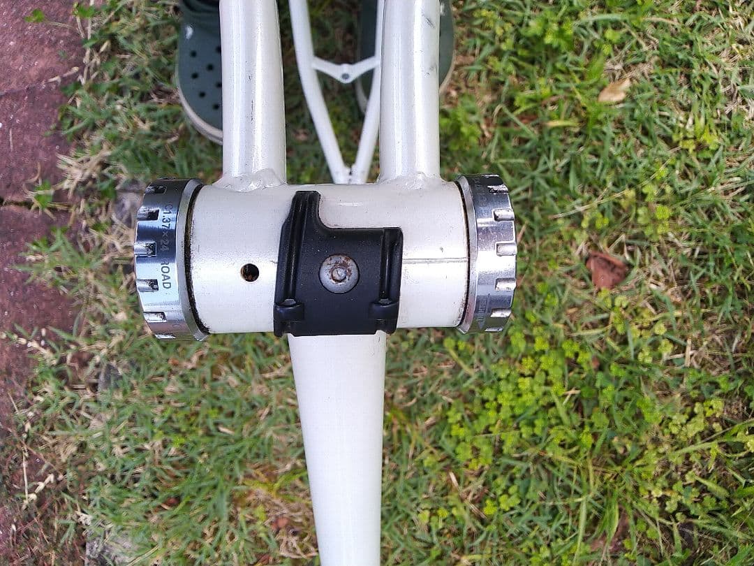 クロモリフレーム　C-C550　パールホワイト