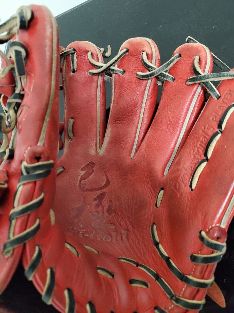 内野手グローブ　久保田スラッガー　　L5　ハイゴールド　大人　軟式　サブ硬式可能