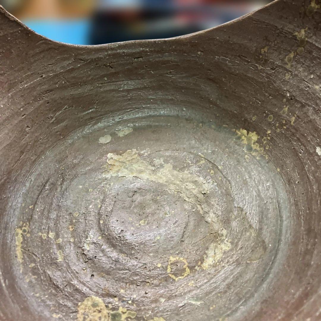 手描き陶器製花瓶