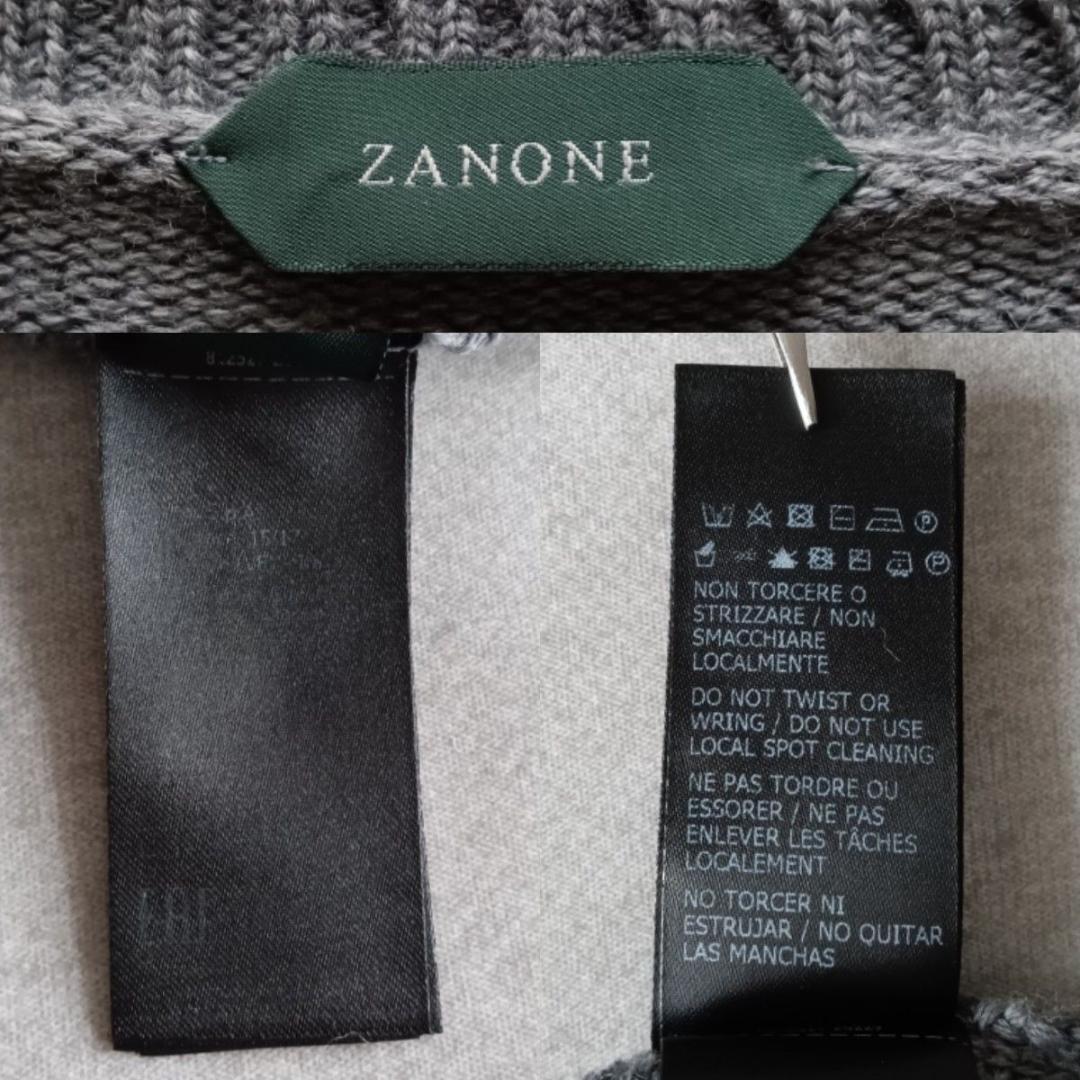《美品★》ZANONE　ザノーネ　クルーネックニット