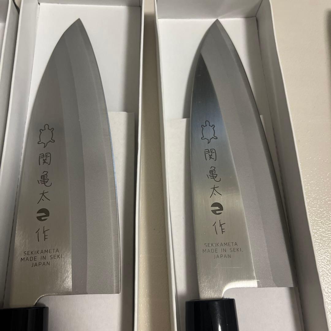 関亀太作　出刃包丁　刺身包丁　4本セット　新品　バラ売り可能
