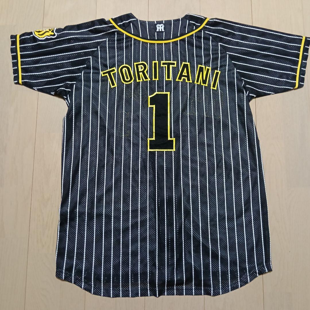 阪神タイガース 鳥谷敬 黒メッシュ ブラックユニフォーム ストライプ