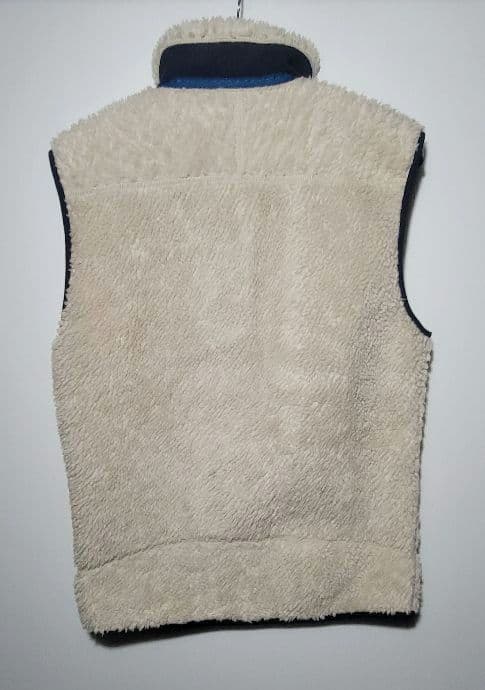 パタゴニア　レトロXベスト　Sサイズ　ベージュxネイビー