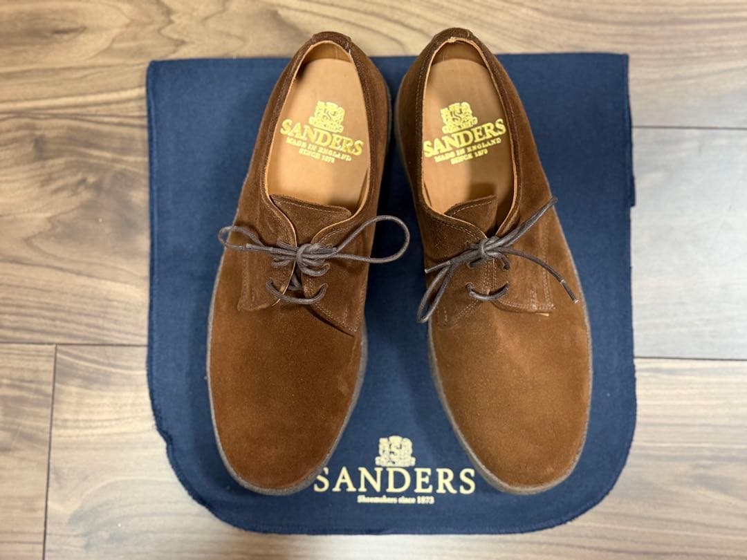 【新品未使用】SANDERS BRIT SHOE UK6.5 約25.5cm