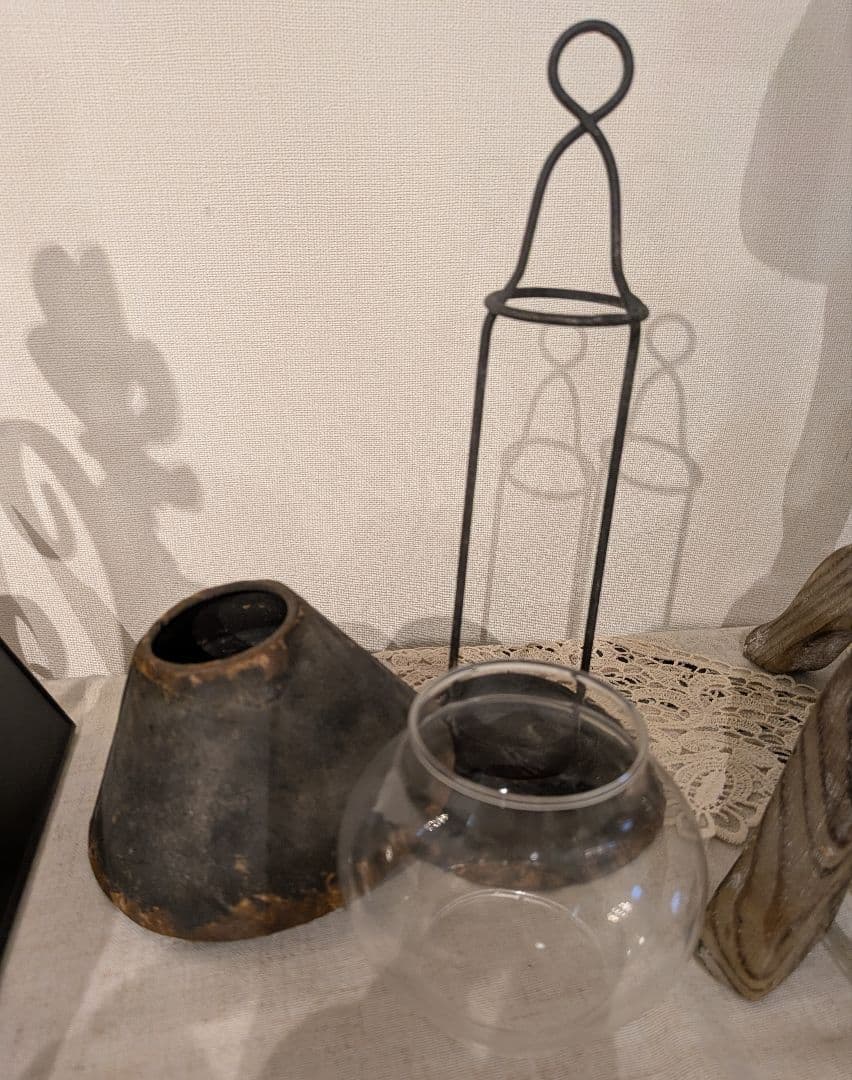 アンティーク雑貨　ミニトルソー　ランプ　サインボード