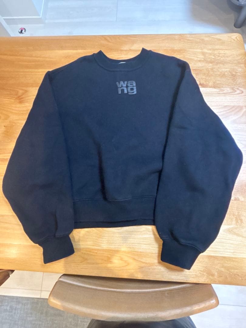 alexanderwang アレキサンダーワン　ブラック スウェット トレーナー