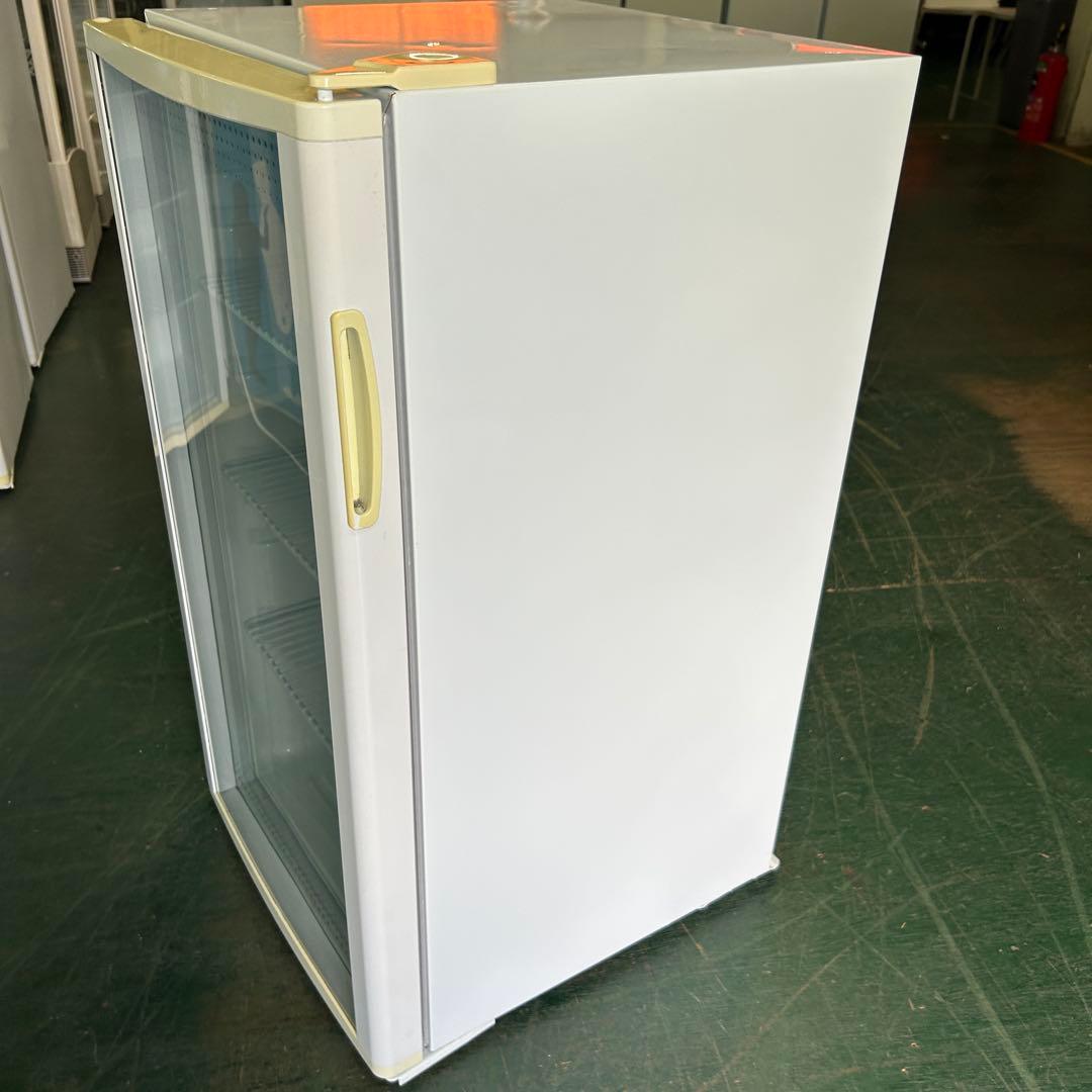 135業務用 冷蔵ショーケース オフィスコンビニ XW-105 左右開き 小型