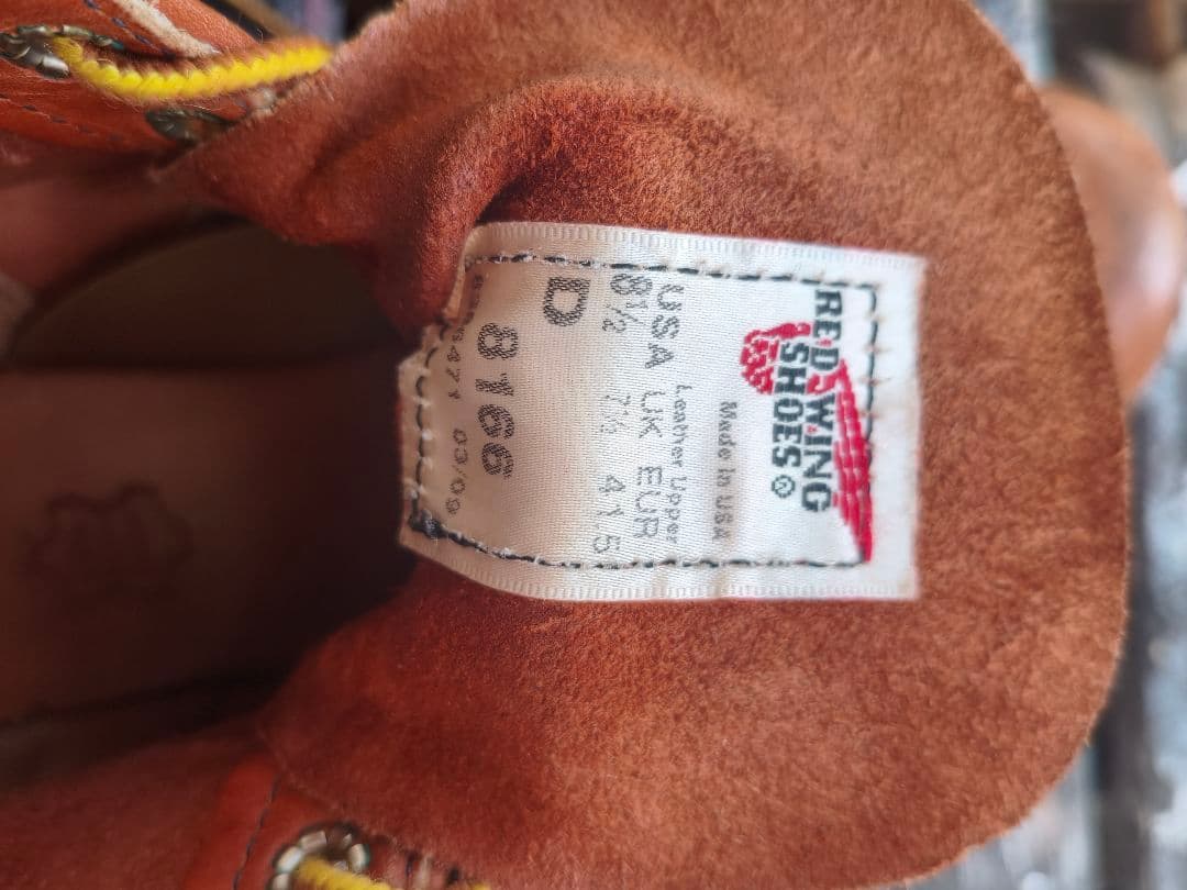 K*G様 レッドウィング 8166 アイリッシュセッター 26.5cm