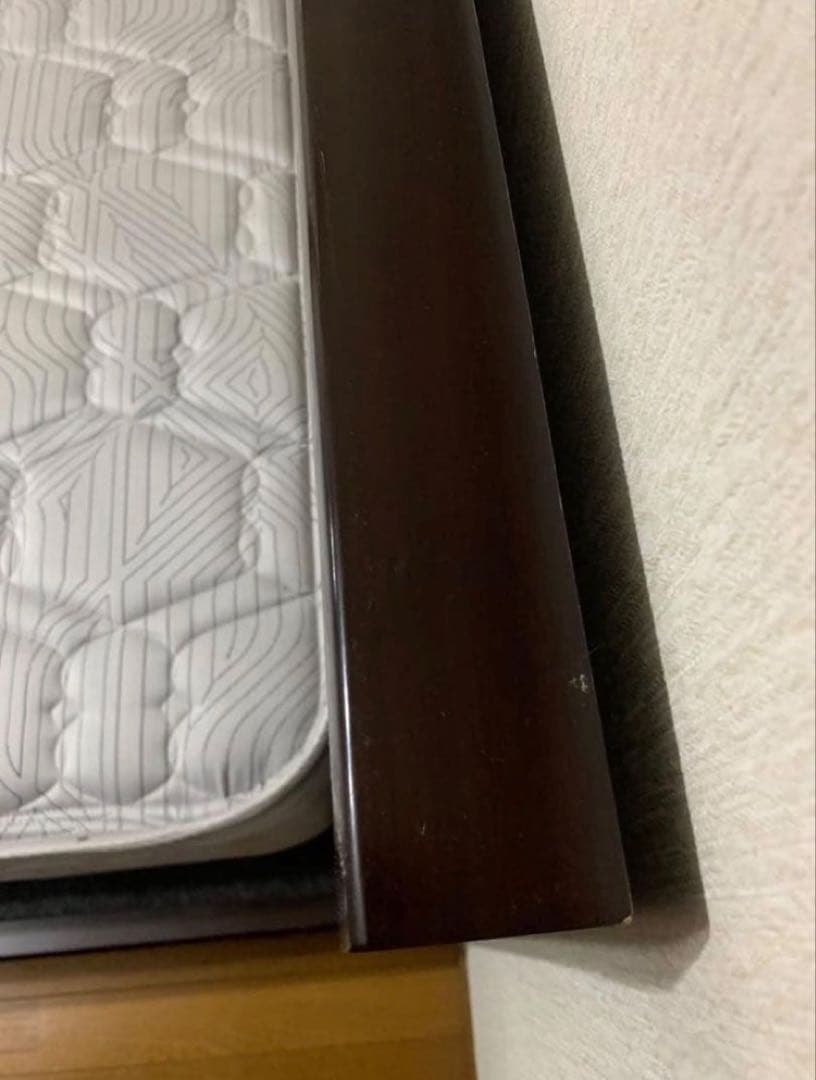 Simmons セミダブルベッド 収納付き・マットレス美品【直接引き取り可】