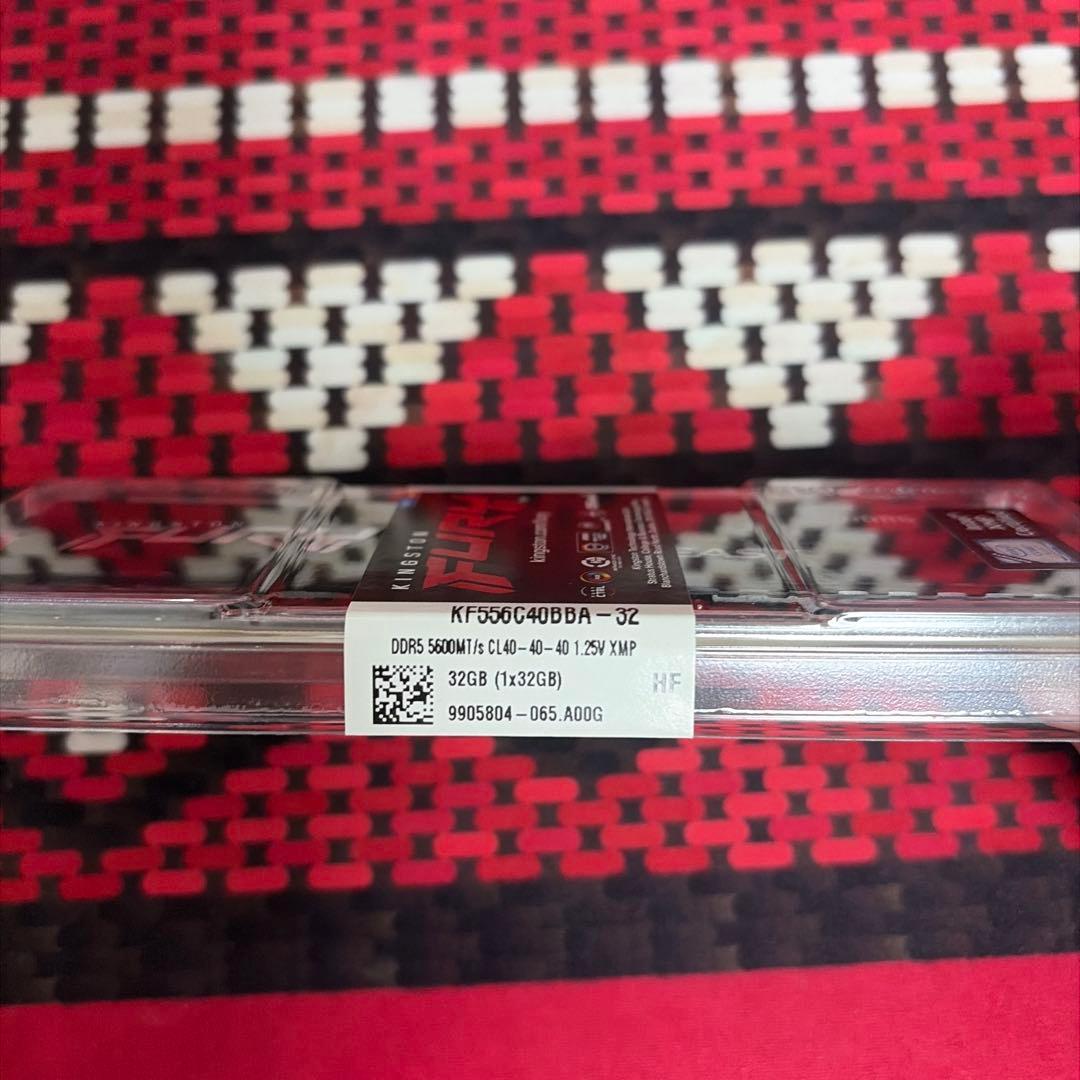 Kingston FURY Beast RGB DDR5 32GB1枚 5600