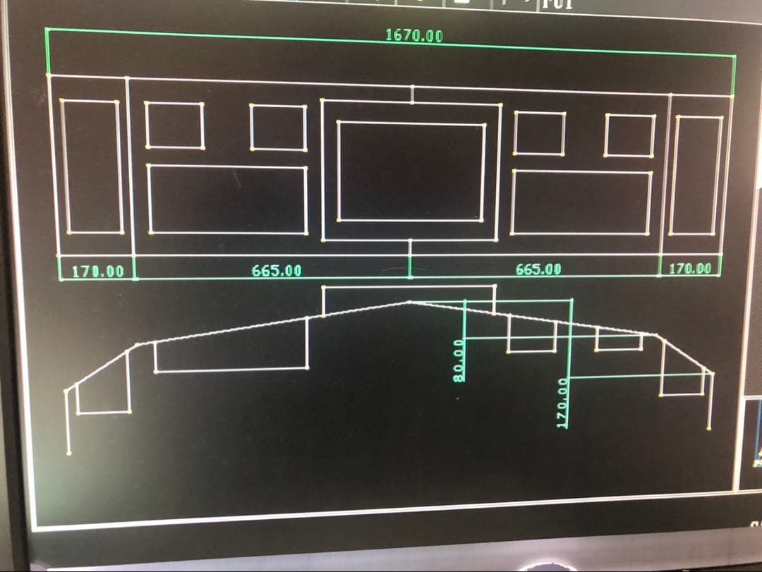 サ*ス様 デコトラ、ワンオフ、舟型バンパー
