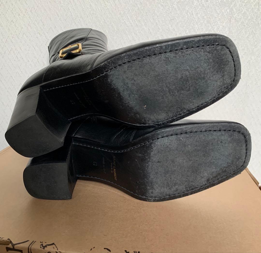 SAINT LAURENT サンローラン ハイヒールブーツ サイズ43 28cm