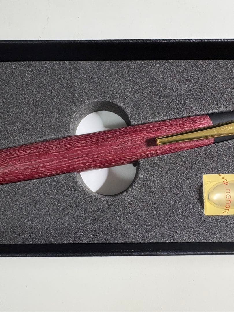 野原工芸　パープルハート　ボールペン