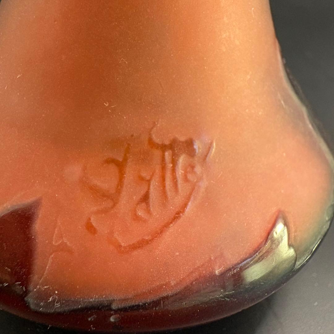 エミールガレ　エミール・ガレ　香水瓶　パフューム　フランス製 本物 ナンシー