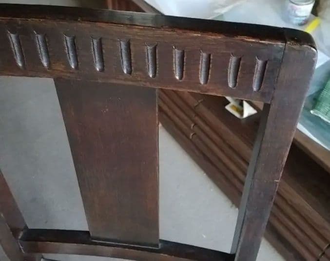 木製 英国スタイル 椅子 　イギリス式　イングランド式　花柄クッション付き