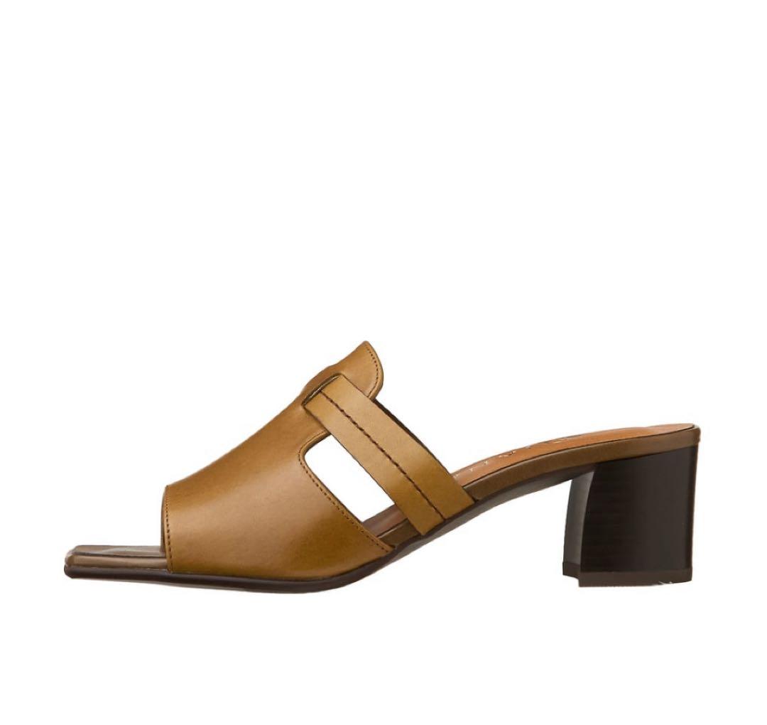 【2025 今期　新品未使用】DIANA ブラウン ミュール　Lサイズ　24.0