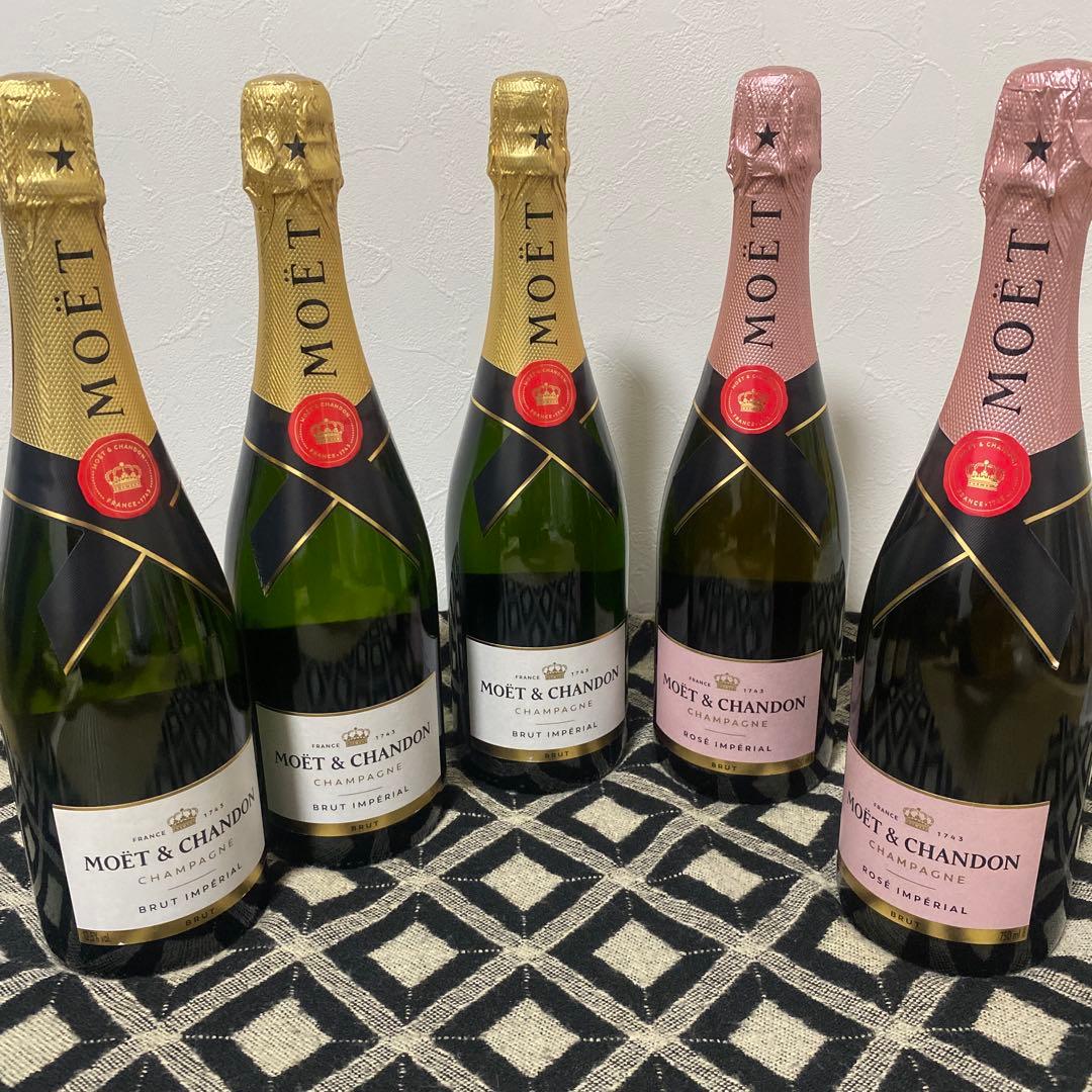 モエ・エ・シャンドン imperial ブリュット 750ml ロゼ　５本セット