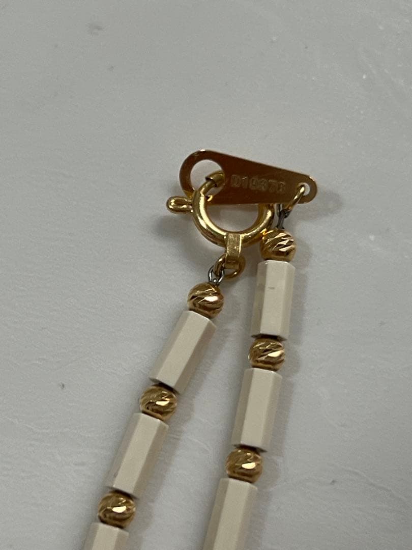 Dis Moi ディ モア ネックレス ホワイト 65cm K18