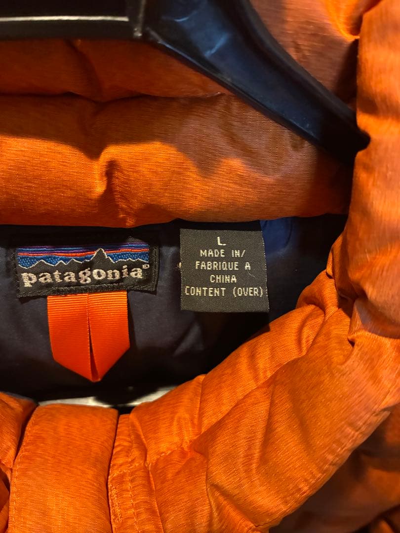 廃盤 00's patagonia インサレーショングースダウン オレンジ