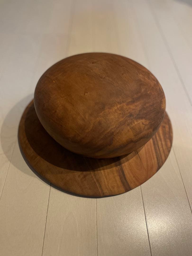 【即決価格値下】木工作家 藤本健 ホルトノキ ウッドボウル