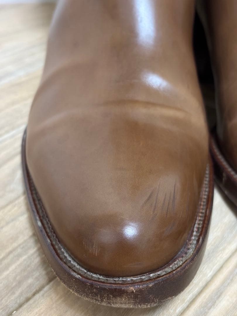 ブラウンレザー ロングブーツ　サイズ37（24cm）※ショートブーツ含む