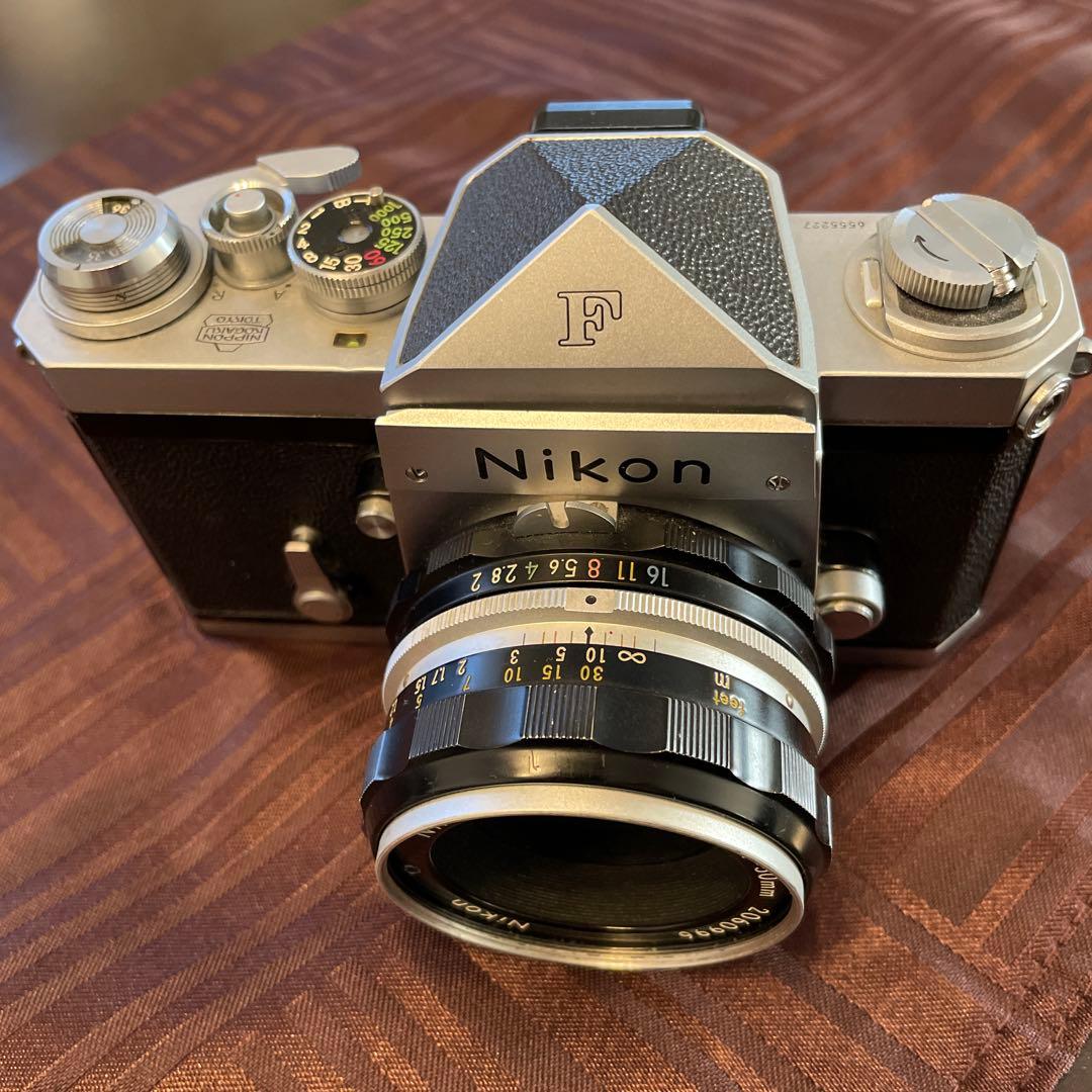 Nikon F 一眼レフカメラ NIKKOR-Hレンズ付き