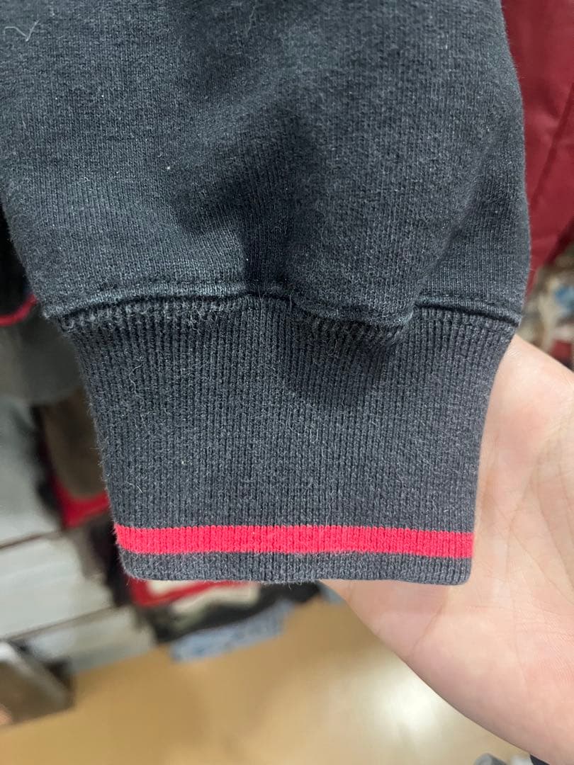 Supreme ハーフジップ トレーナー 黒