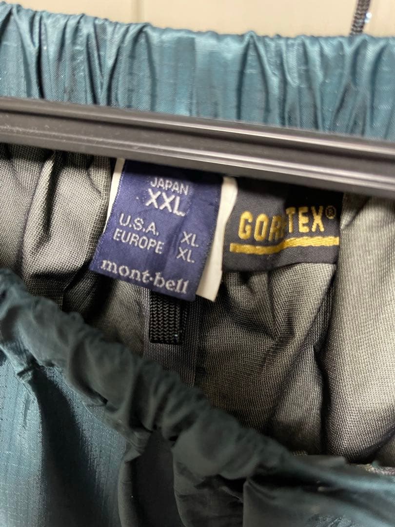 mont-bell GORE-TEX ジャケット XL ティールアンドズボン