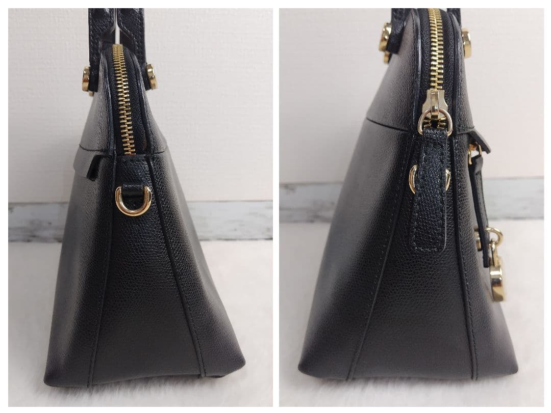 ✨美品✨FURLA　パイパー　ショルダーバッグ　Sサイズ　2way 　ブラック