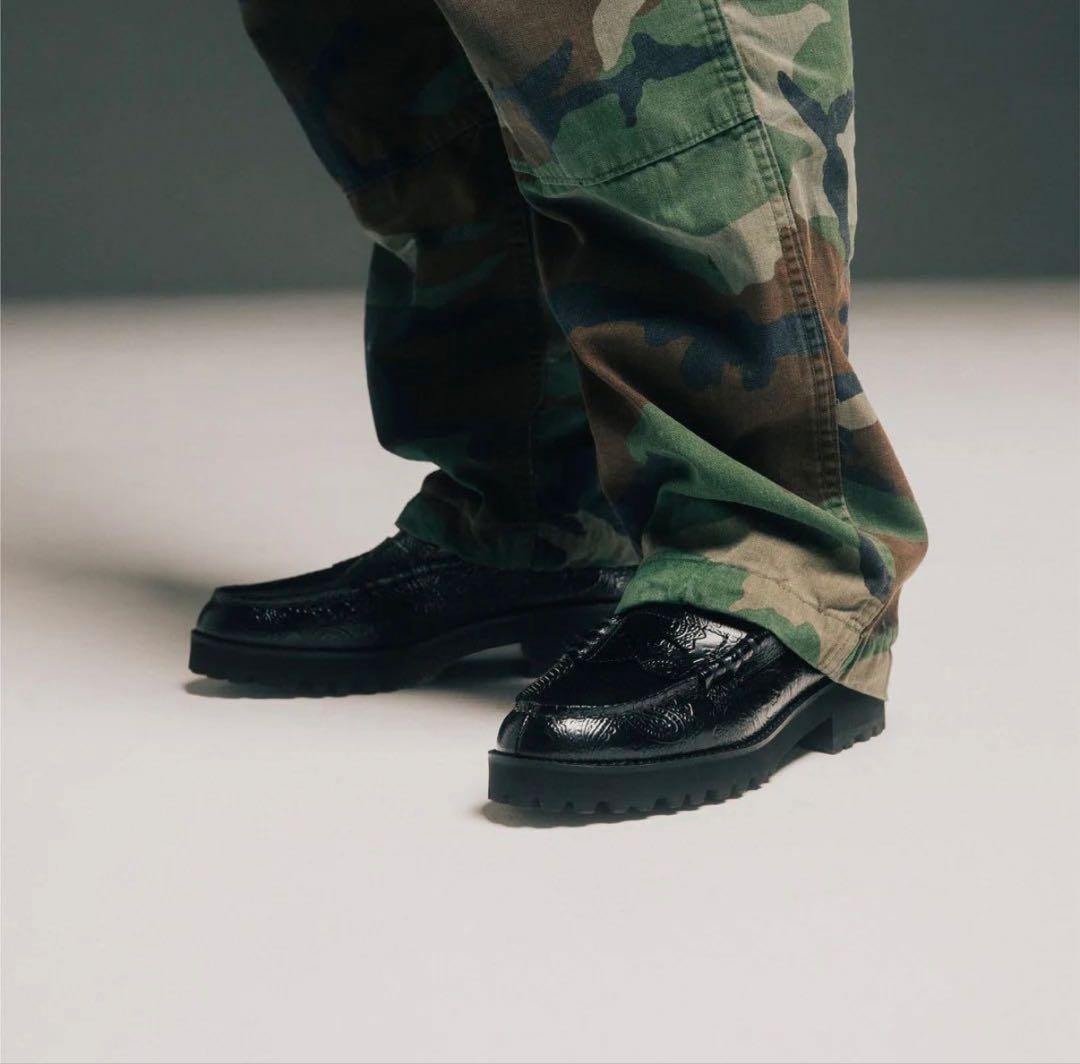 KENFORD PAISLEY TANK SOLE LOAFERS ペイズリー