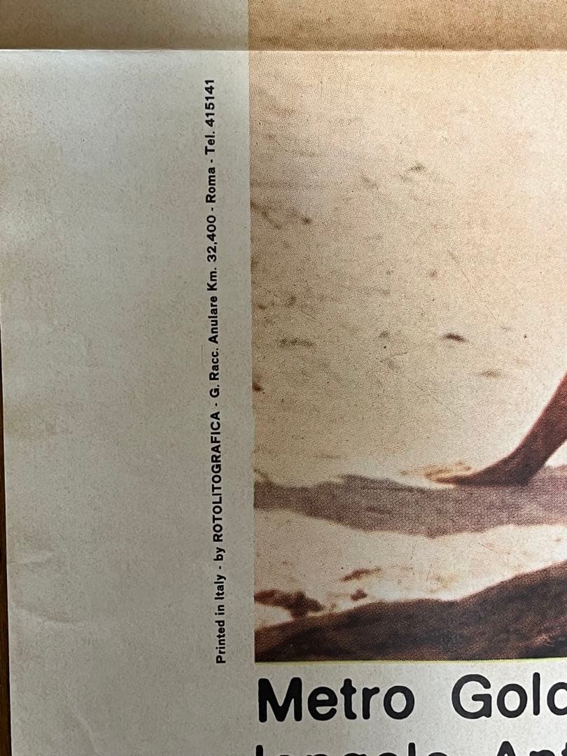 専用　とても貴重　映画「砂丘」イタリア版オリジナルポスター　アントニオーニ