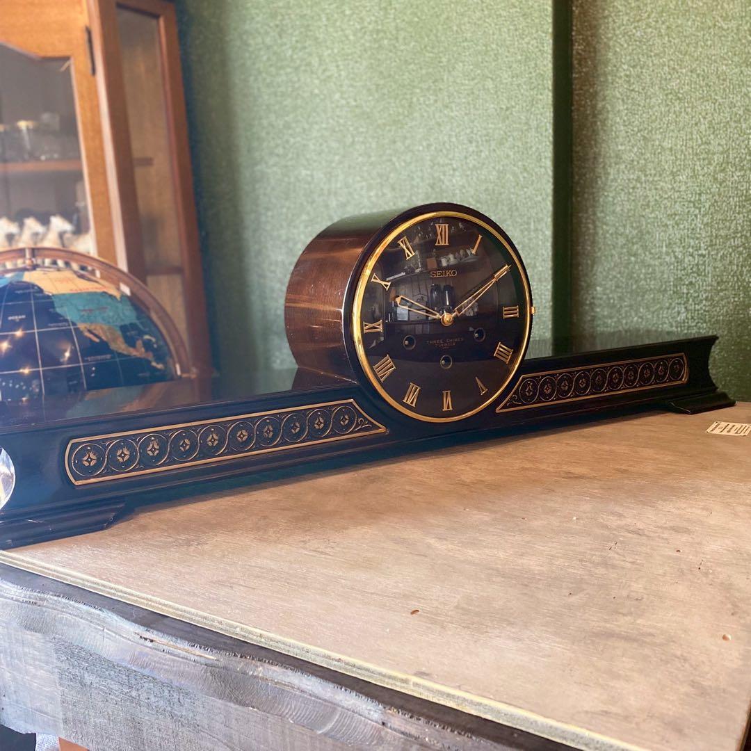 SEIKO THREE CHIMES 7 JEWELS 置時計 アンティーク
