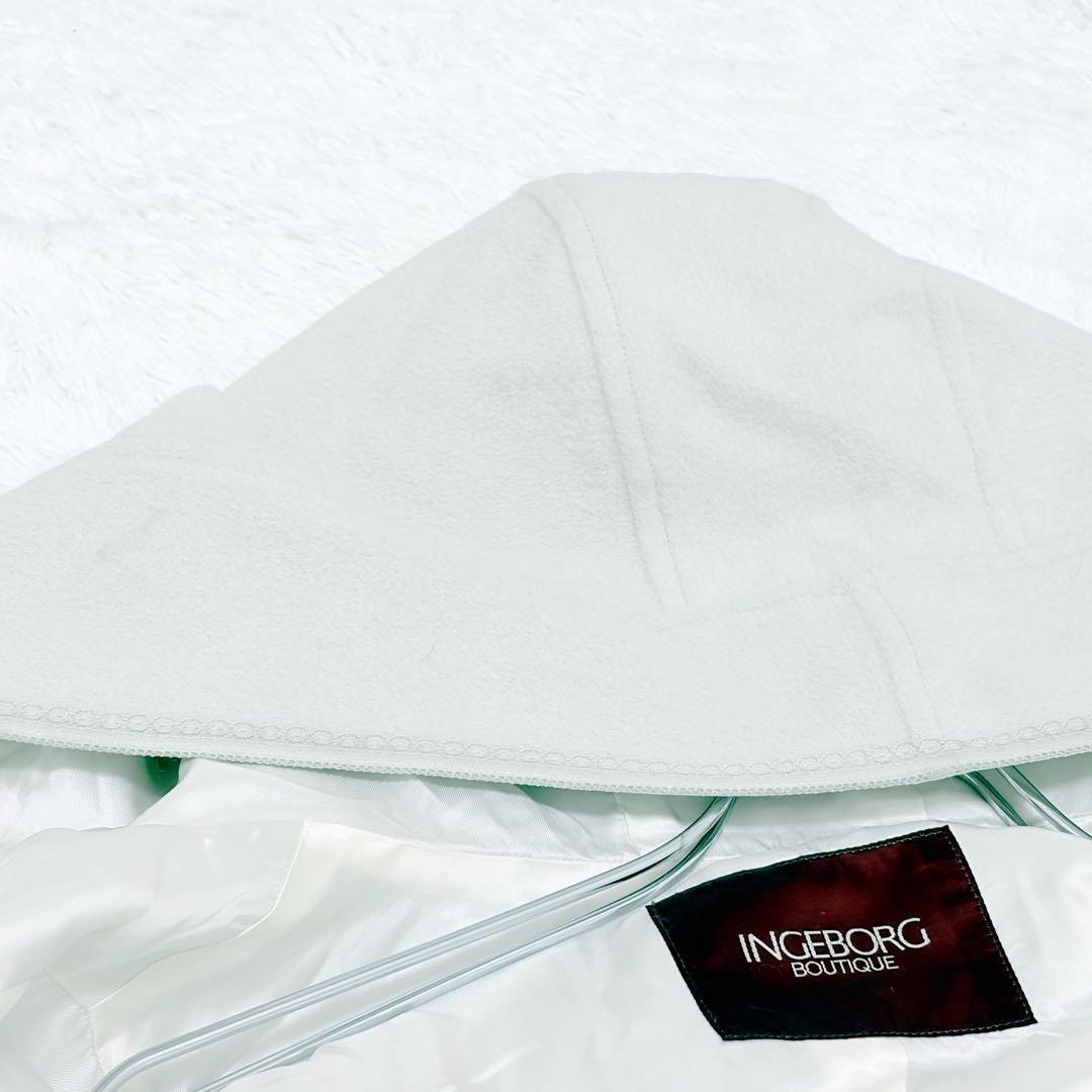 INGEBORGインゲボルグ ダッフルコート　フード付き