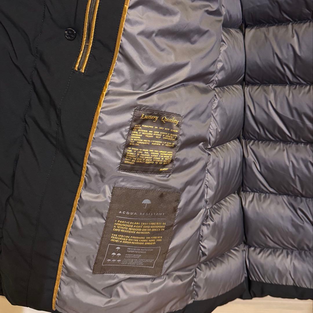 ★極美品‼️MOORER FLORIO-KN 48ブラック ダウンジャケット