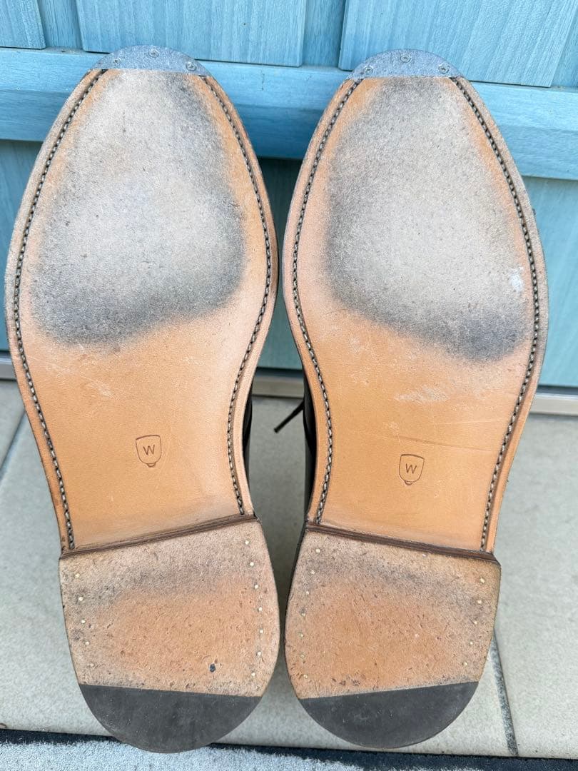 J.M. WESTON 外羽根 Uチップ 7D ブラック　フランス製