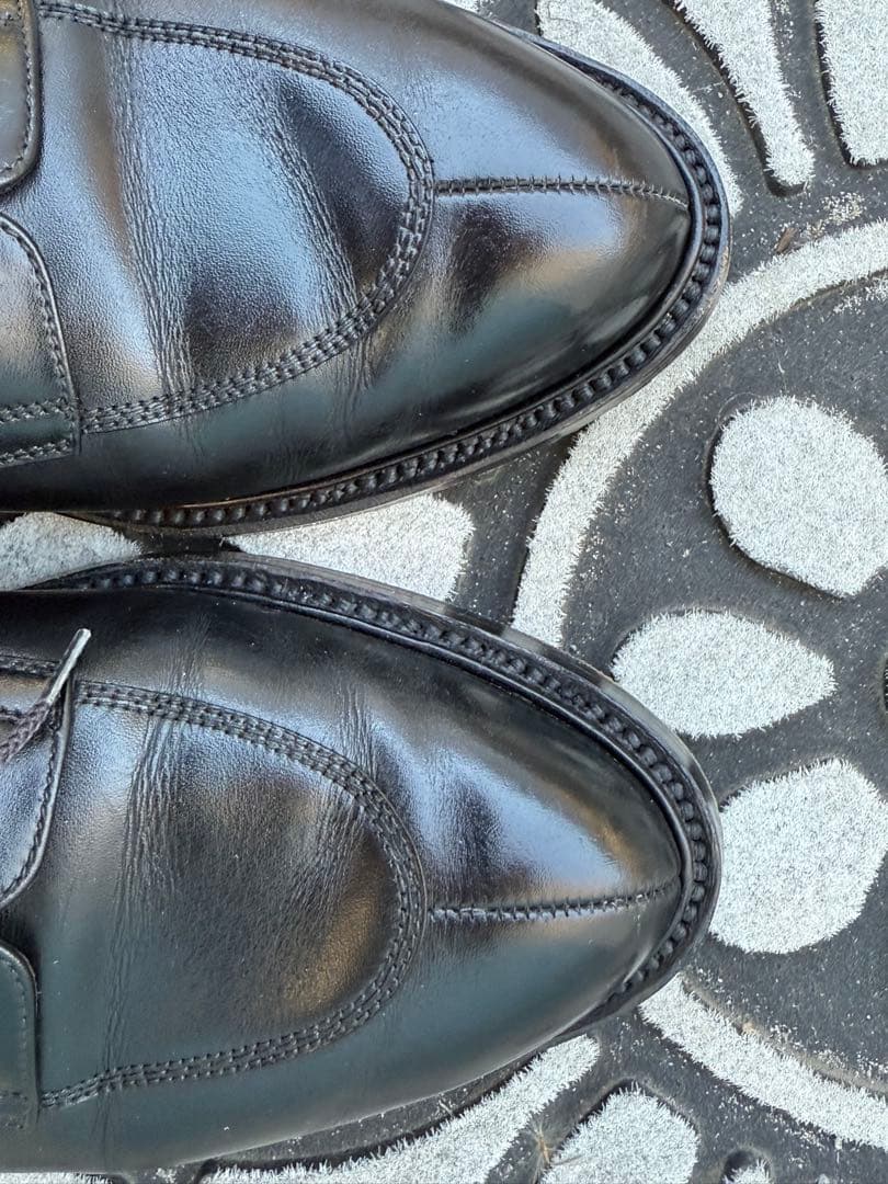 J.M. WESTON 外羽根 Uチップ 7D ブラック　フランス製