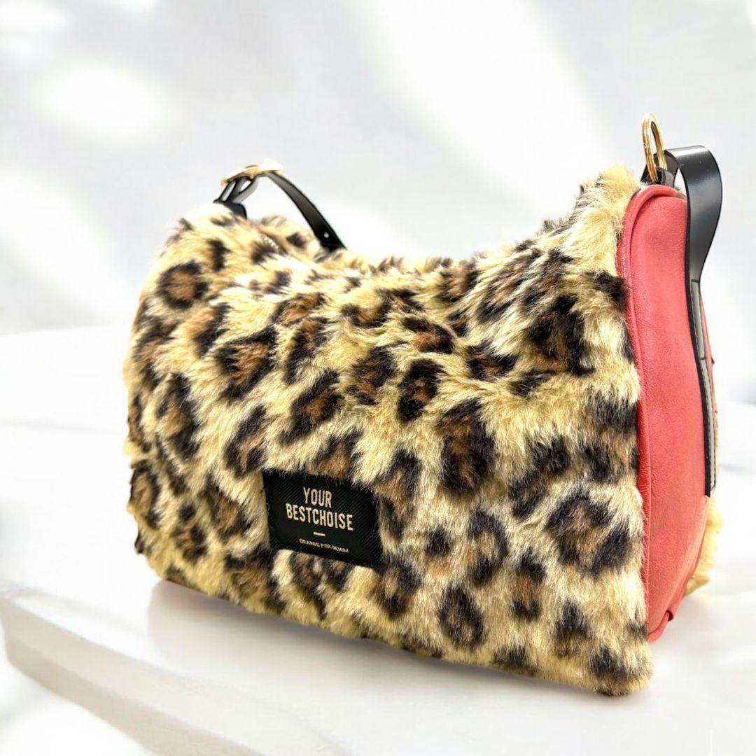 Accent Bag／reopa fur × red