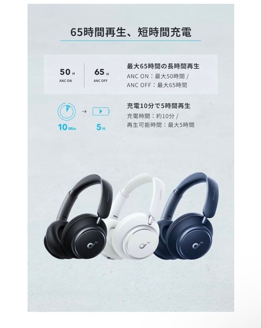 ヘッドホン Anker Soundcore Space Q45