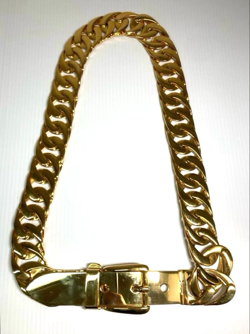 美品　GUCCI グッチ　チェーンベルト　ゴールドカラー