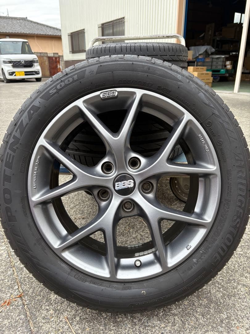 ネル BBS 17インチ ホイールセット ブリヂストン