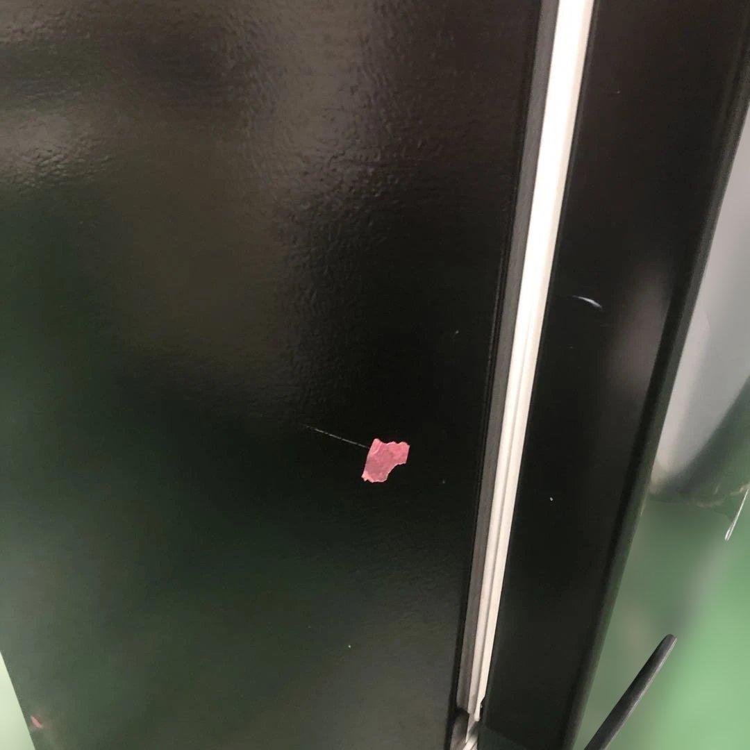 TOSHIBA ブラック 2ドア冷蔵庫 GR-T15BS 単身用冷蔵庫