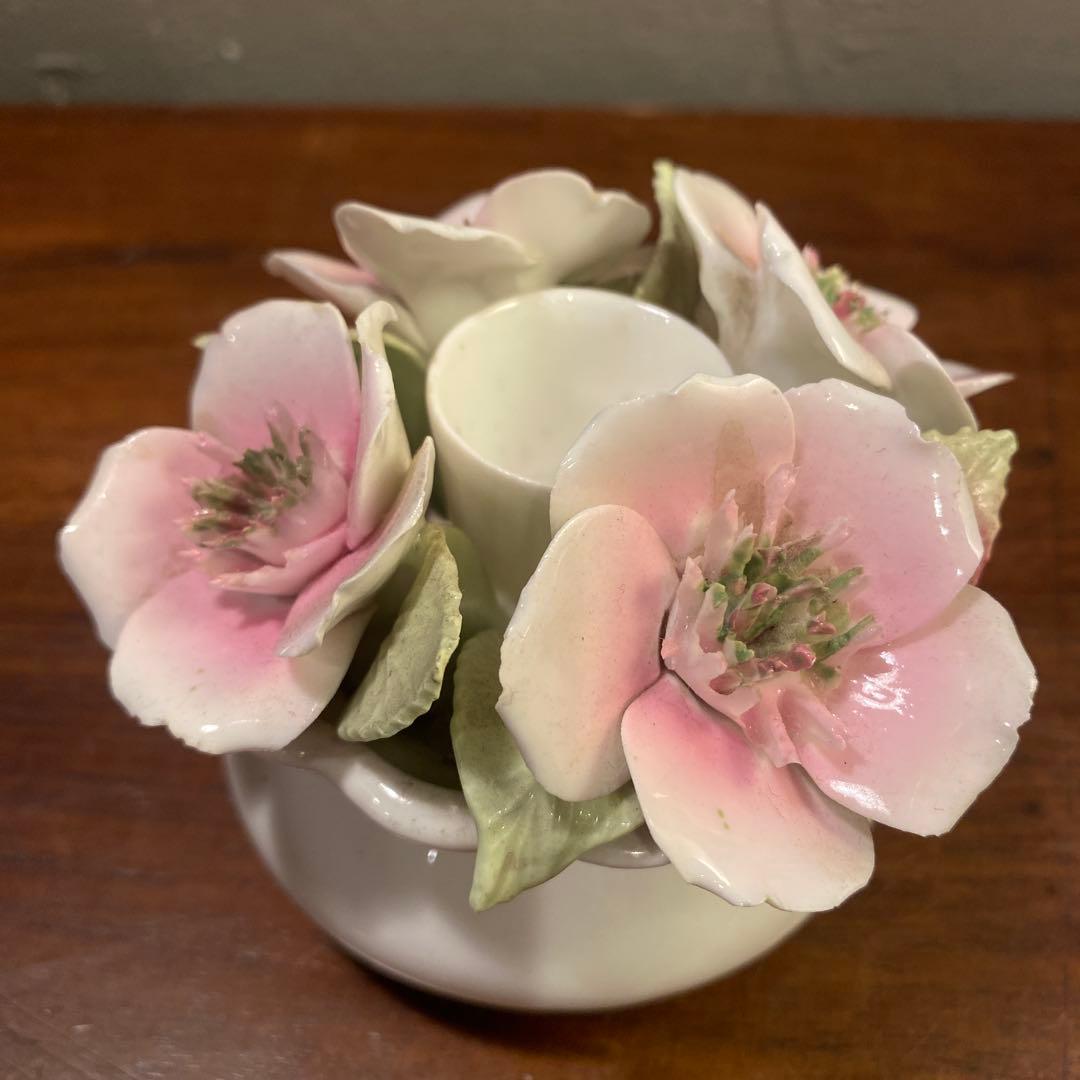 英国 ストラットフォード 陶器アートフラワー オブジェ置物 インテリア