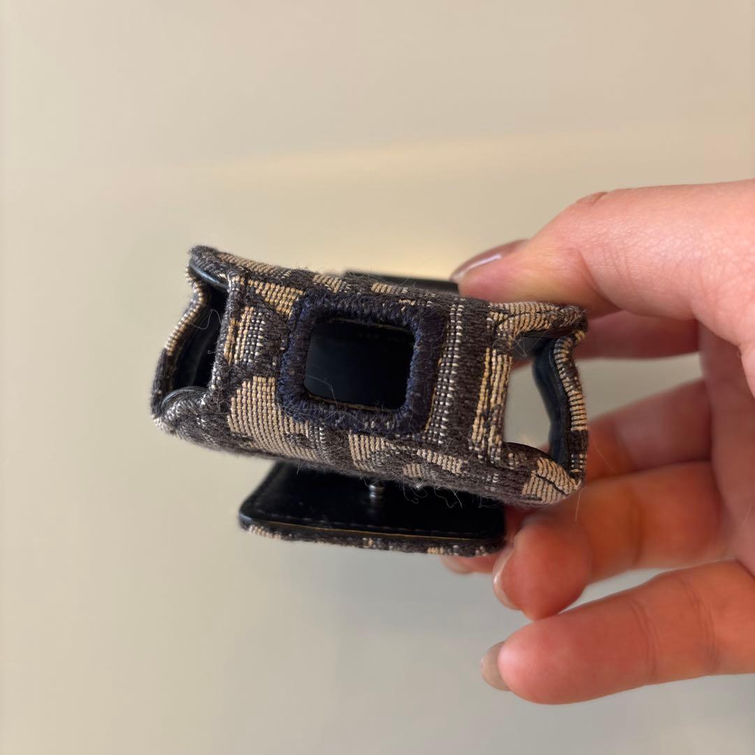 クリスチャンディオール　AirPods Proケース　トロッター　紺色系　金具