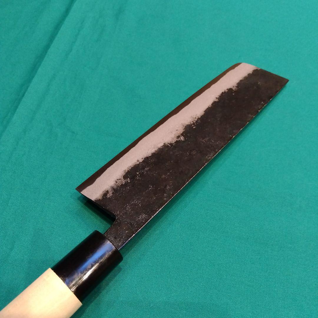 マ*サ様 安来鋼青紙　土佐黒打　菜切包丁　165ミリ